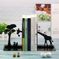 Creative desktop bookcase study office gift iron bookends